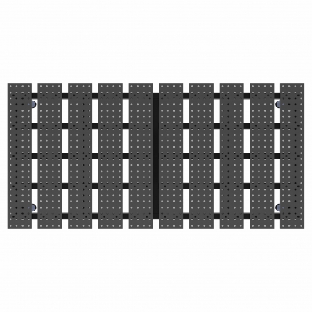 D-16 2D SLOTTED MODULAR WELDING TABLE 2450mm x 1200mm x 750/900